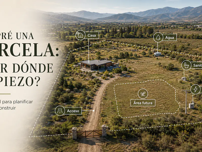 Compré una parcela en Chile: ¿por dónde empiezo antes de construir?