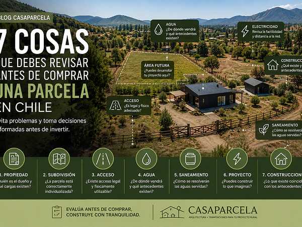 7 cosas que debes revisar antes de comprar una parcela en Chile.