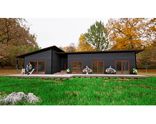 CASA 136M2 - (MODELO A) OBRA GRUESA HABITABLE PANEL SIP