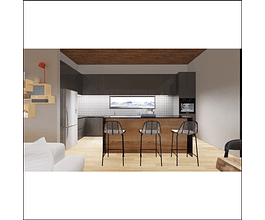 CASA 136M2 - (MODELO B) OBRA GRUESA HABITABLE PANEL SIP