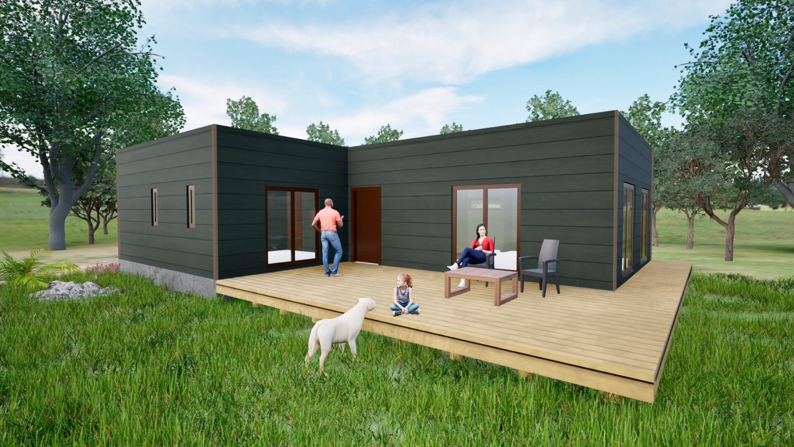 CASA 102M2 - OBRA GRUESA HABITABLE PANEL SIP