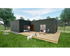 CASA 102M2 - OBRA GRUESA HABITABLE PANEL SIP