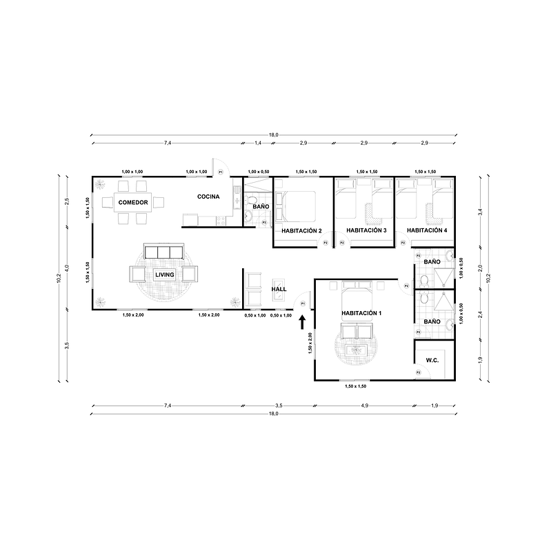 Casa Yelcho 144 M² 2