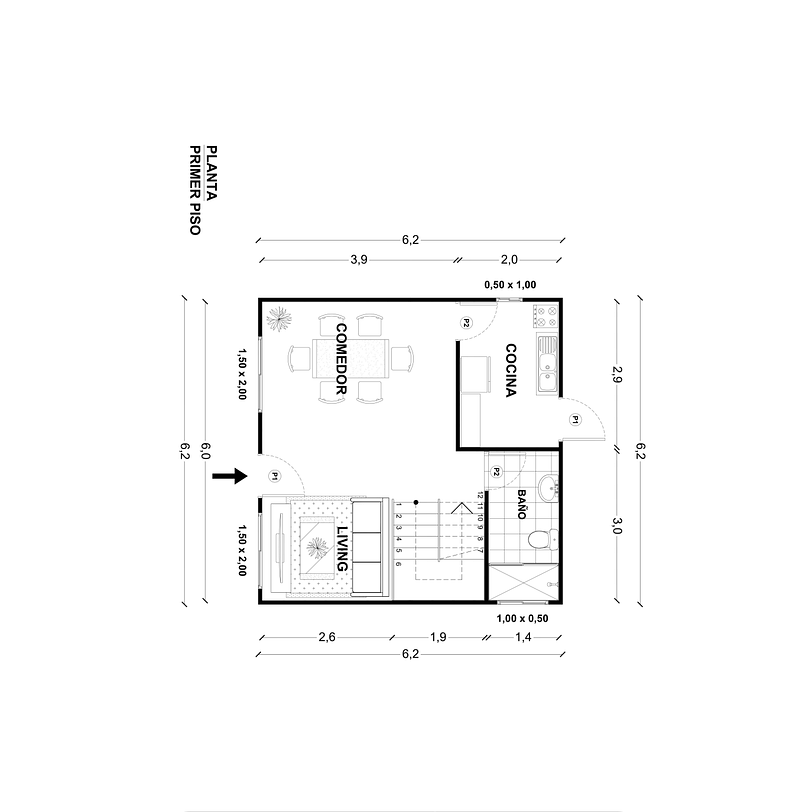 Casa Huasco 76 m² 2