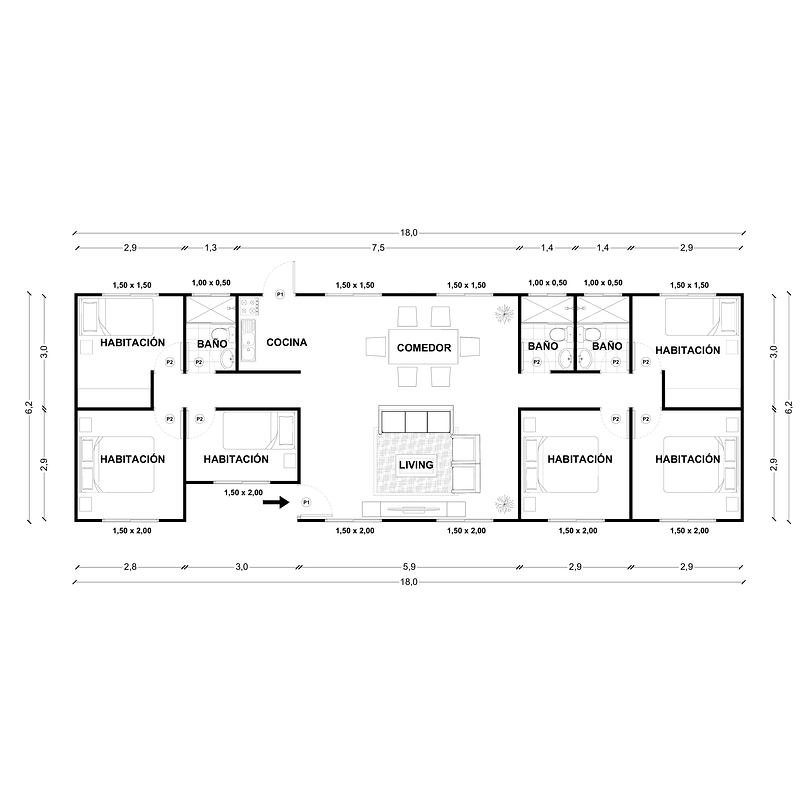Casa Elquí 108m² 2