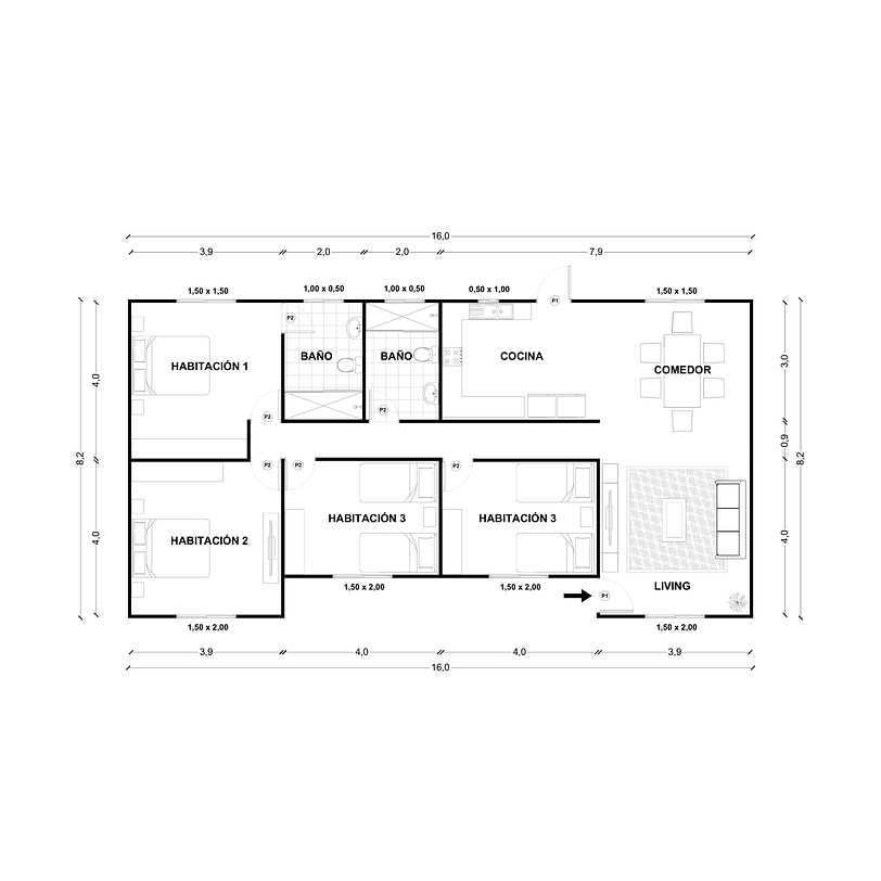 Casa Elquí 128 m² 2