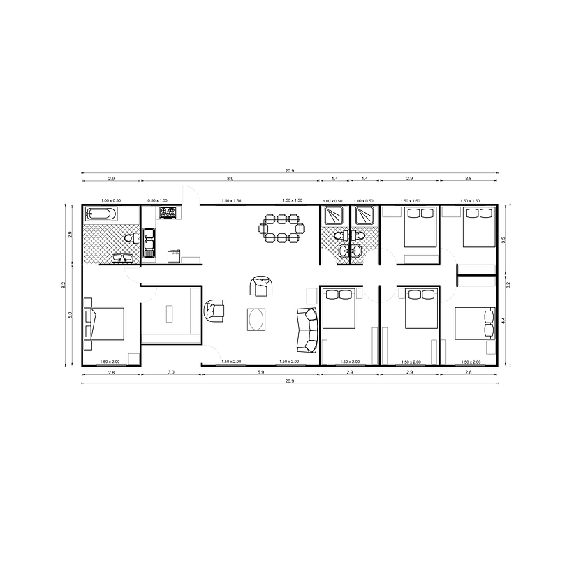 Casa Elquí 171 m² 2