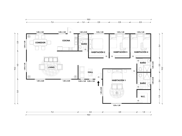 Casa Yelcho 144 M² 2