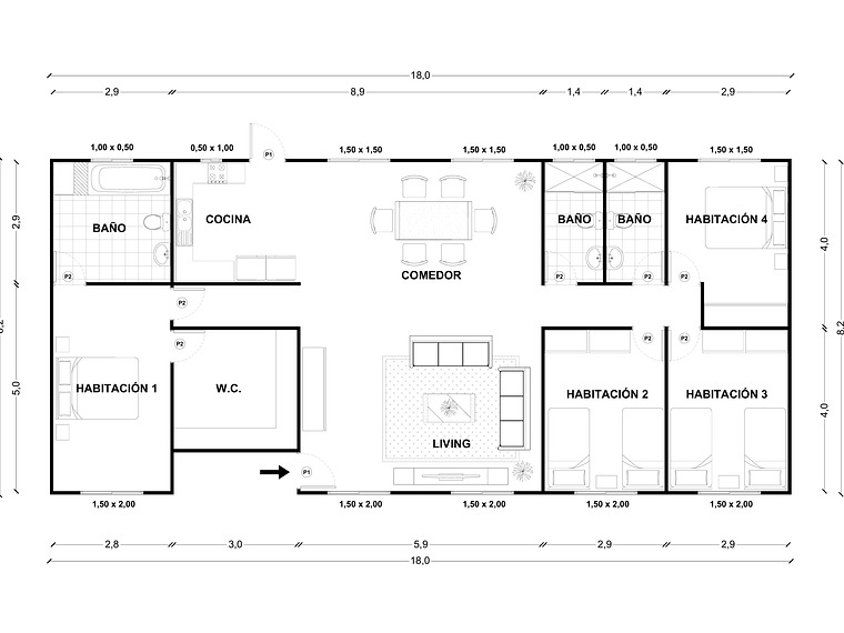 Casa Elquí 144 m² 2