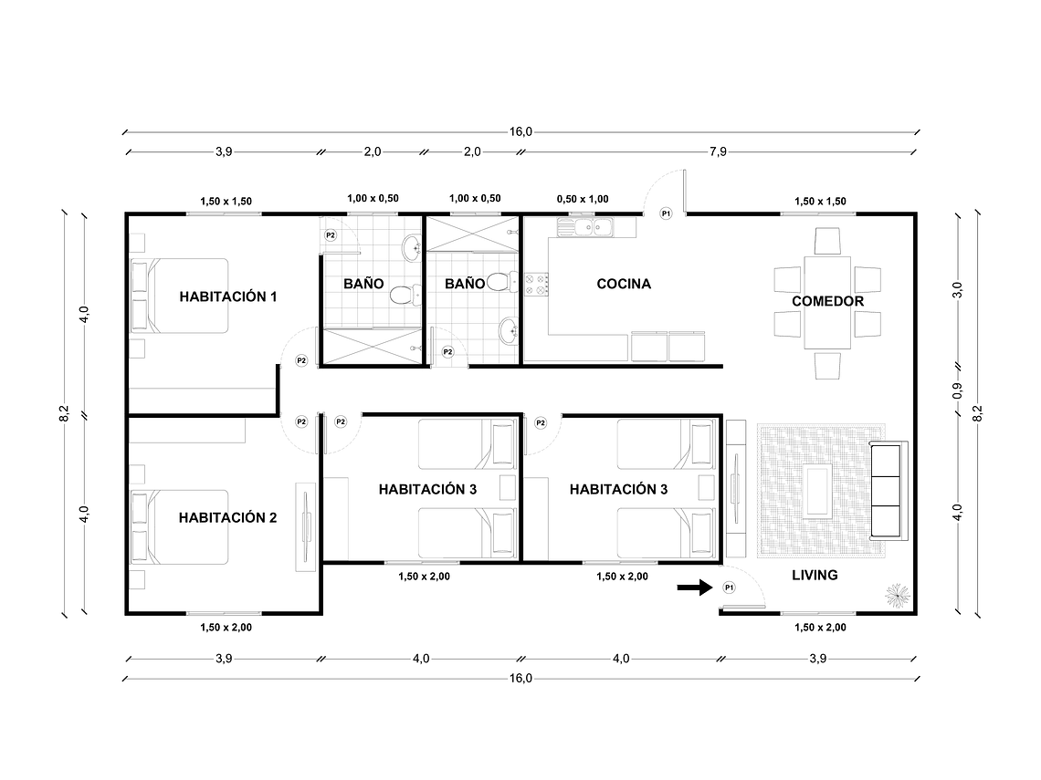 Casa Elquí 128 m² 2