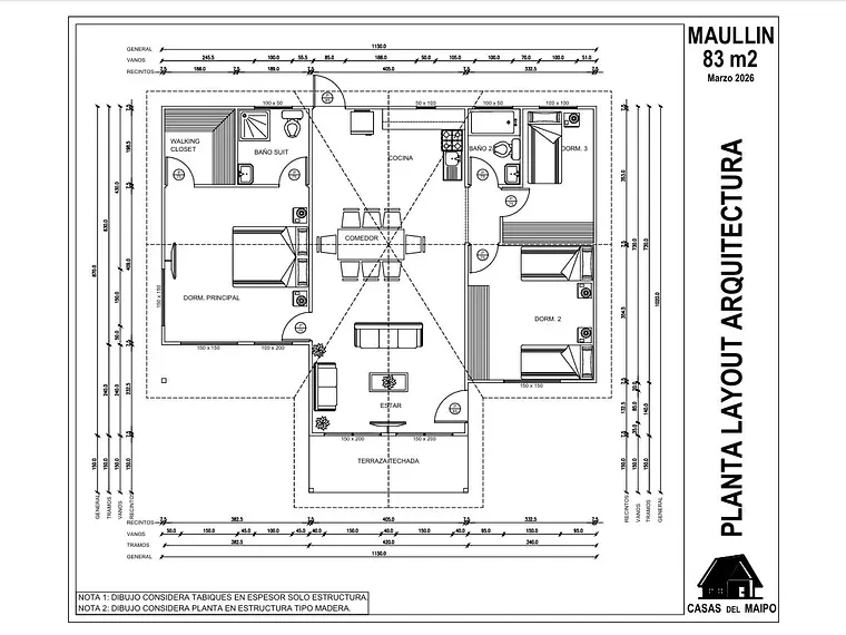 Casa Maullín 83 m² 3