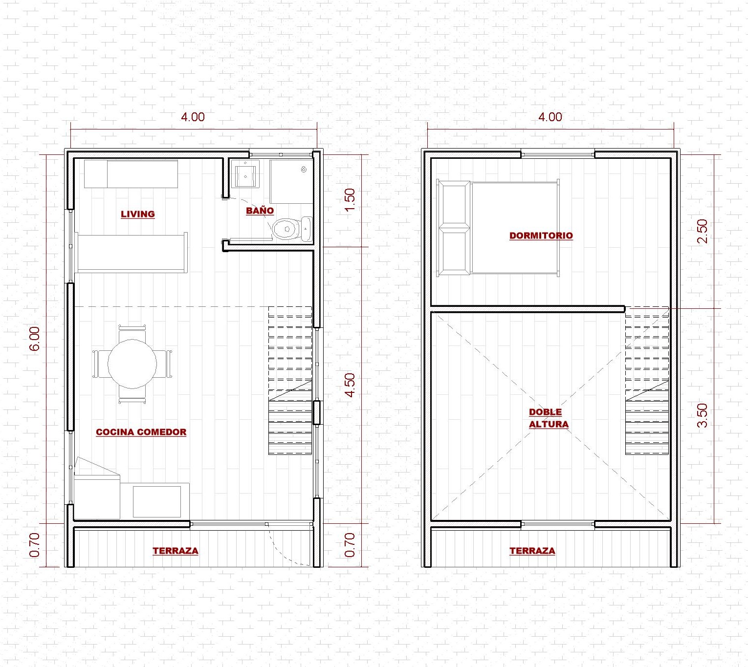 MODELO TINY HOUSE 34 mts2 2