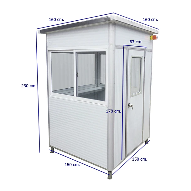 CASETA DE VIGILANCIA 160X160  2