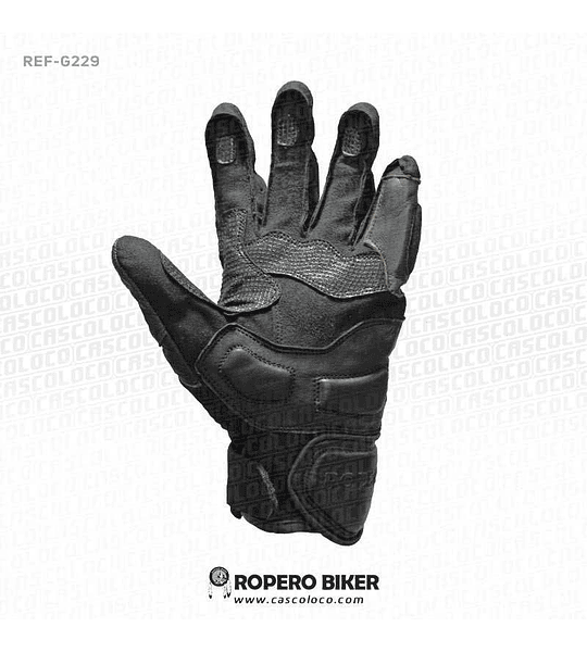 Guantes Protección Ropero Biker G-229 Color Café - 