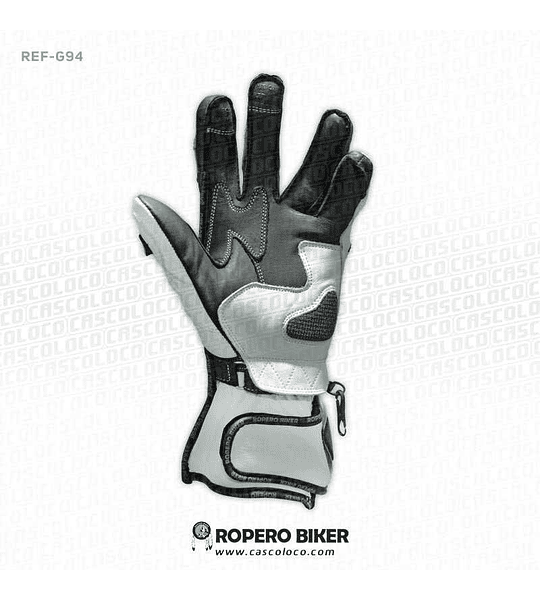  Guantes Cuero Ropero Biker G-94 - 