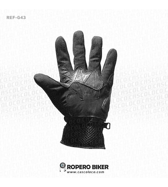  Guantes Cuero Ropero Biker G-43 - 