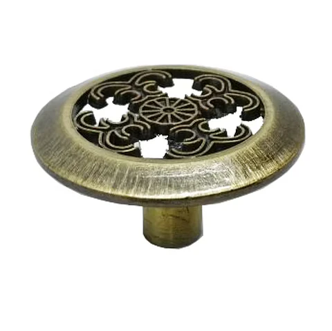 Tirador Cruz Bronce Antiguo
