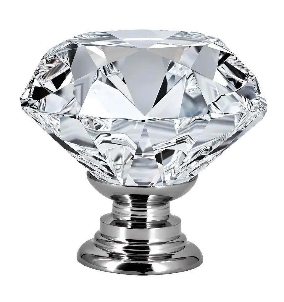 Tirador Diamante Transparente 1
