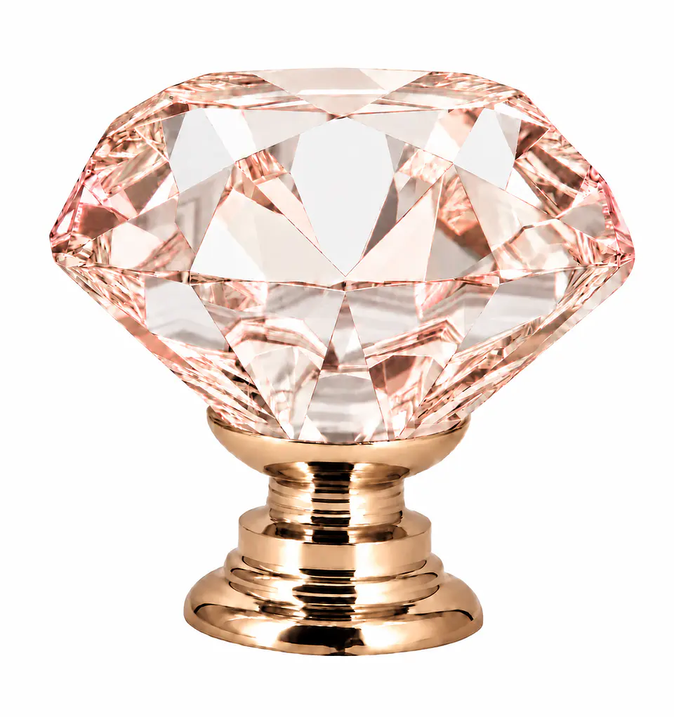 Tirador Diamante Rosado Gold 1