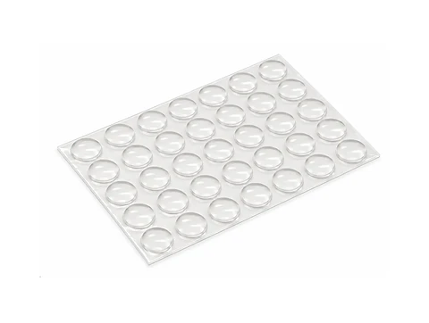 Tope Goma Transparente Autoadhesivo (100 unidades x hoja)