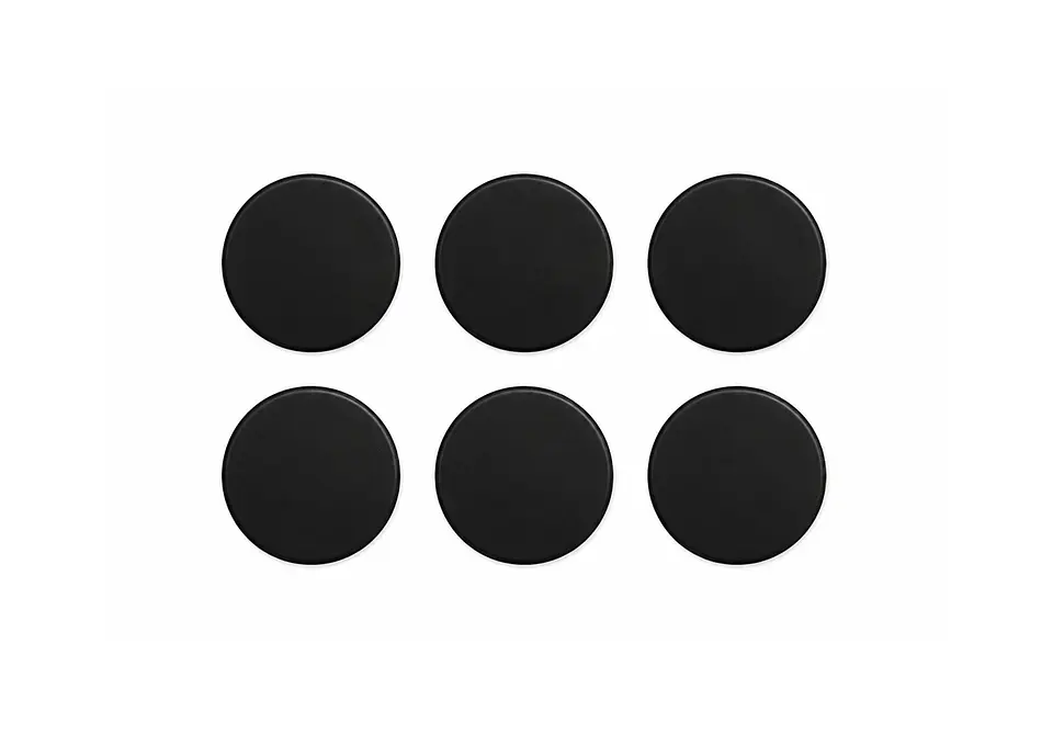 Tapa Tornillo Negra Autoadhesivo (140 un) 1