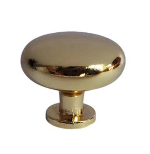 Tirador Perilla Bronce Pulido 28 x 25 mm