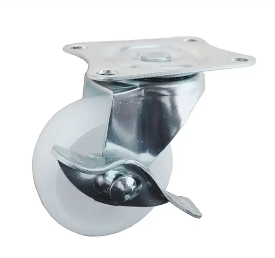 Rueda Nylon con Freno 50 mm 1