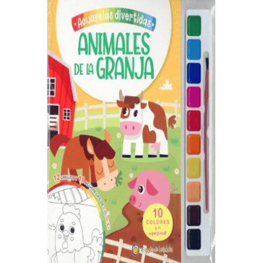 Animales De La Granja (Acuarelas Divertidas)