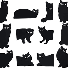 Marcapagina: Gatitos Negros