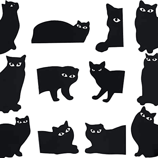 Marcapagina: Gatitos Negros