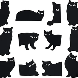 Marcapagina: Gatitos Negros