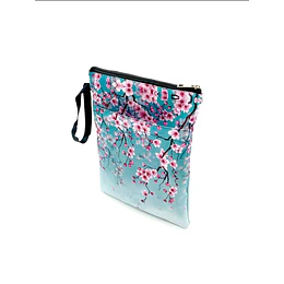 Funda Libro Tela (Flores De Cerezo)