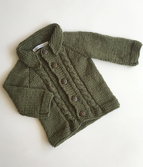 Patrón Chaqueta con Trenzas