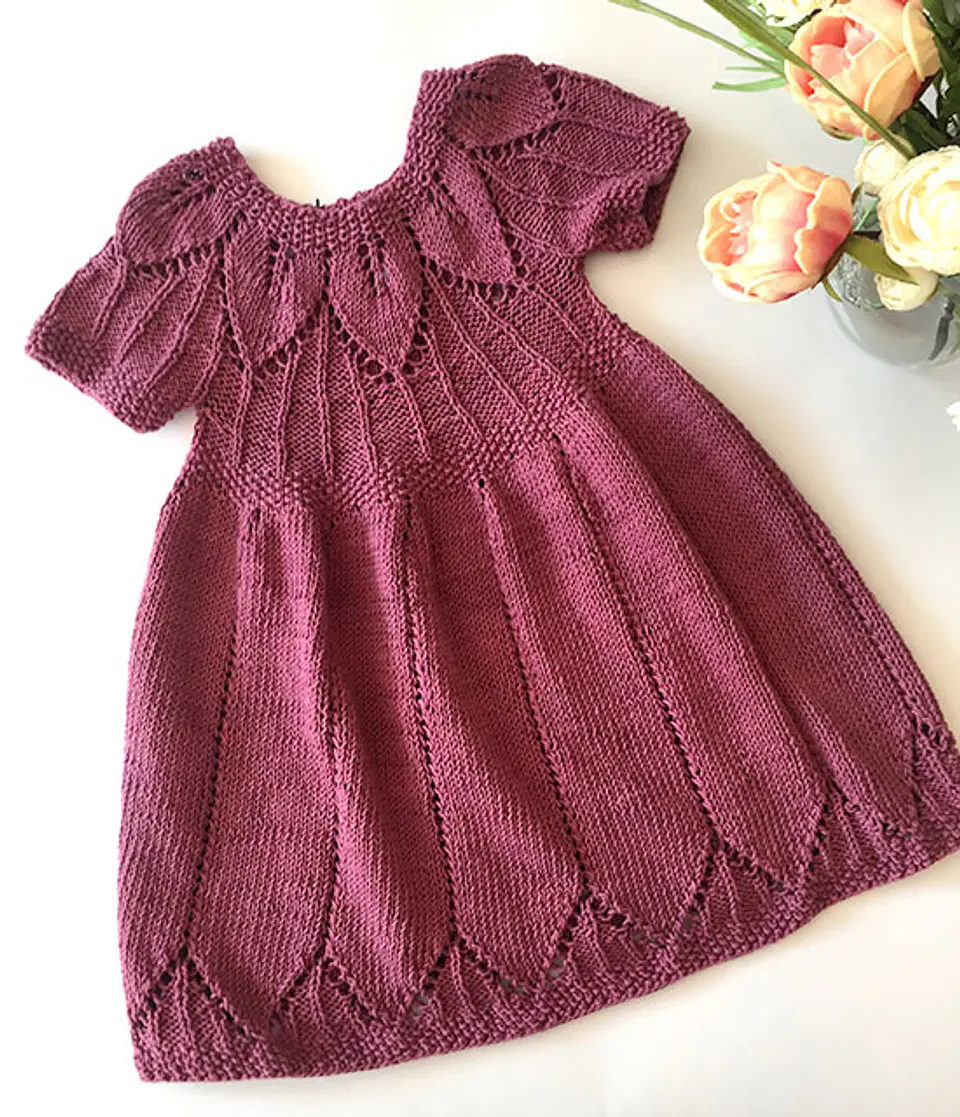 Patrón Vestido Canesú de Hojas 1