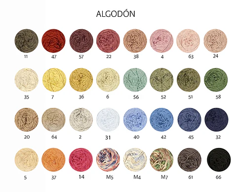 Algodón Pima Grueso (palillo 5 mm)