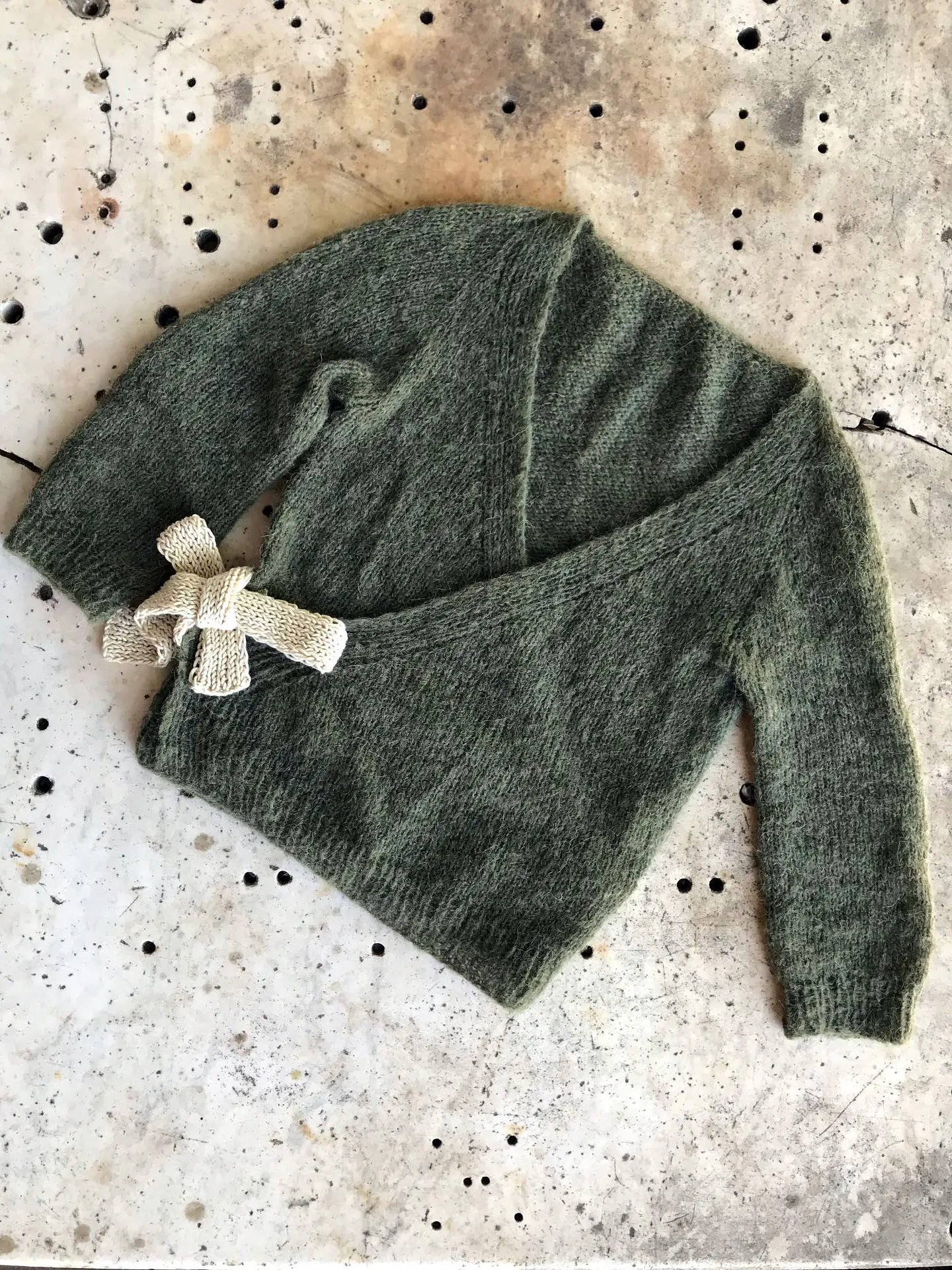 Patrón Cardigan Sweet Ribbon Niña 1