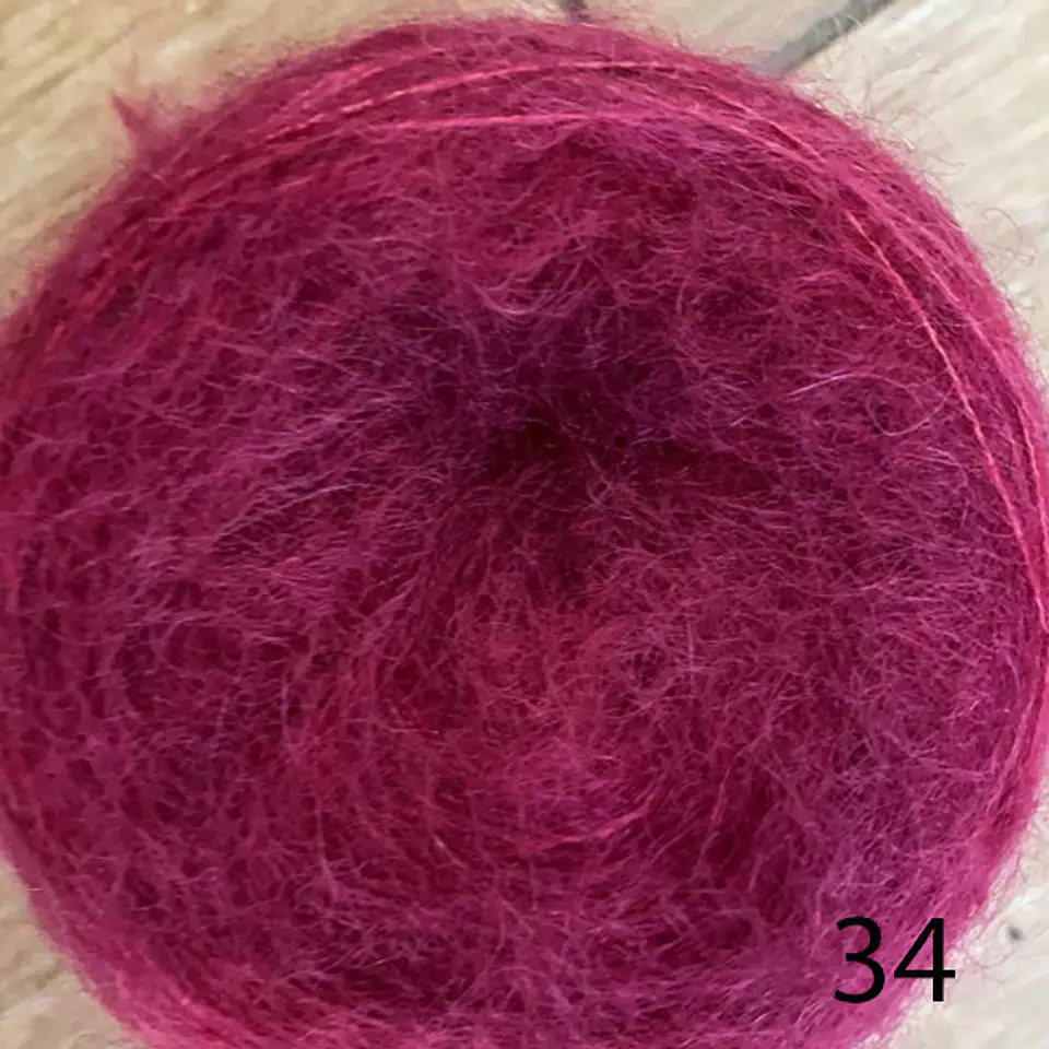 Alpaca Perchada  tipo Mohair (lace) 25