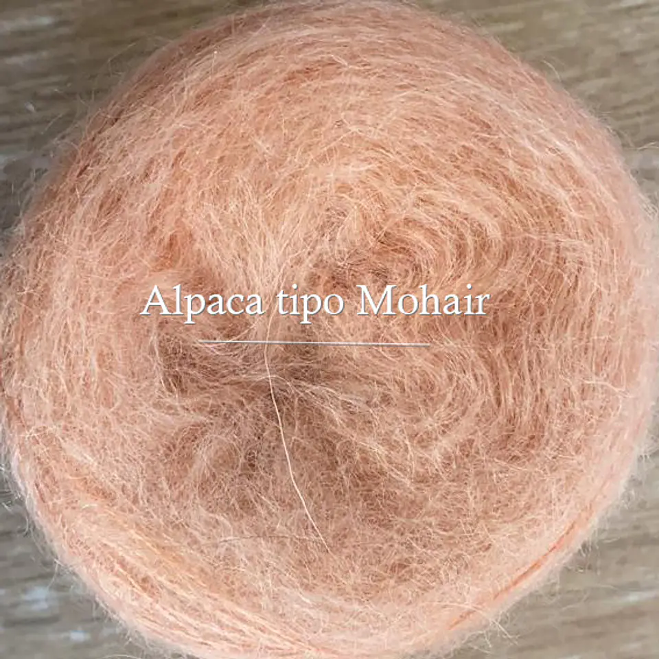 Alpaca Perchada  tipo Mohair (lace) 1