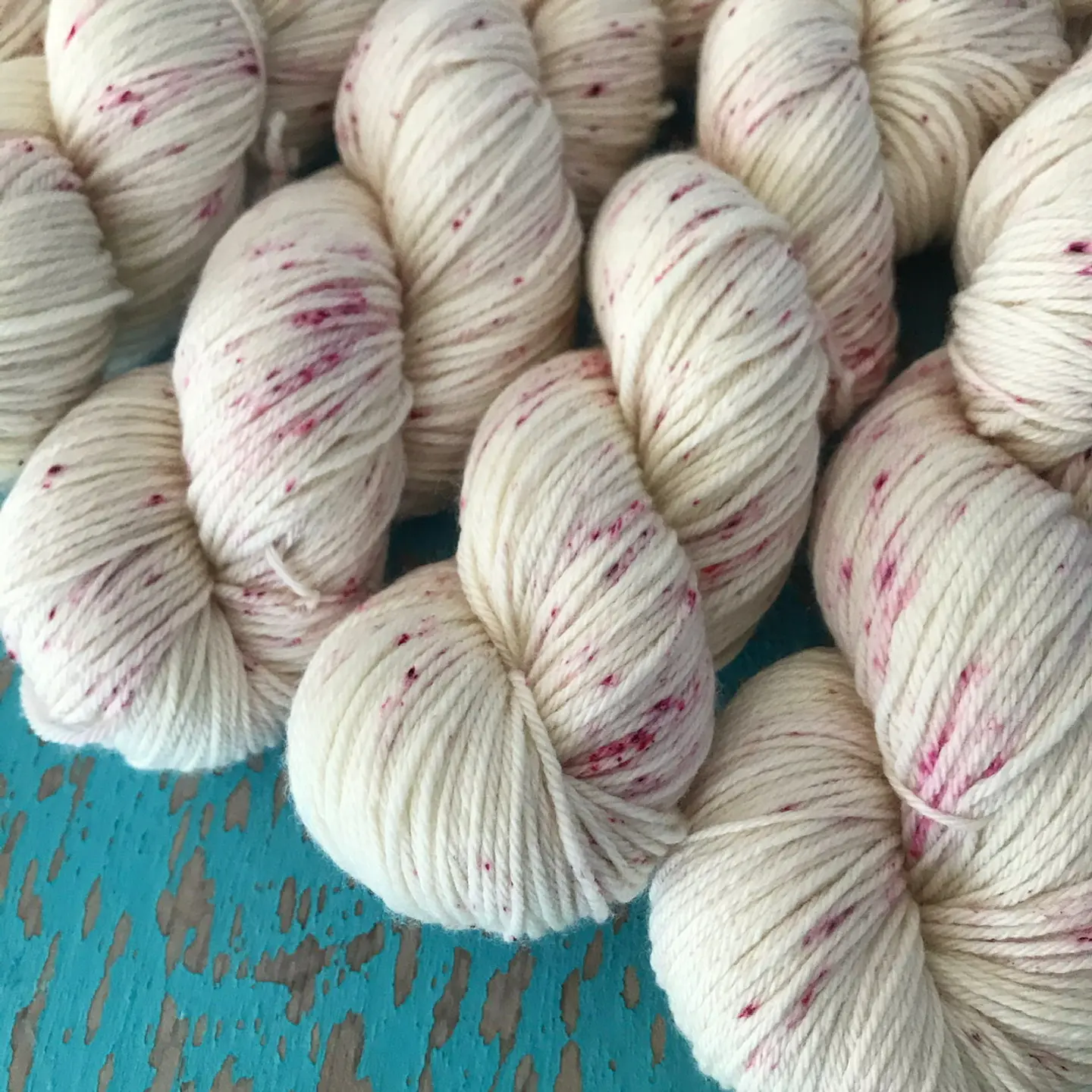 Lana Merino Superwash Pintada Rosada 1