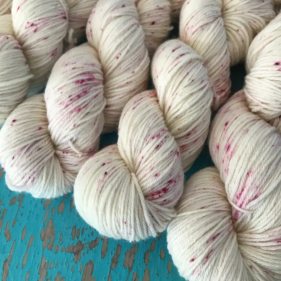 Lana Merino Superwash Pintada Rosada 1