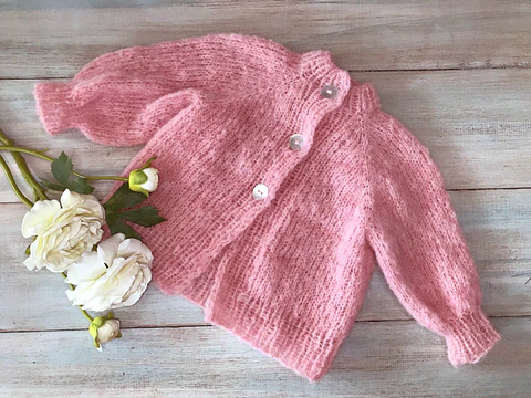 Patrón Cardigan Silent Beach Niña