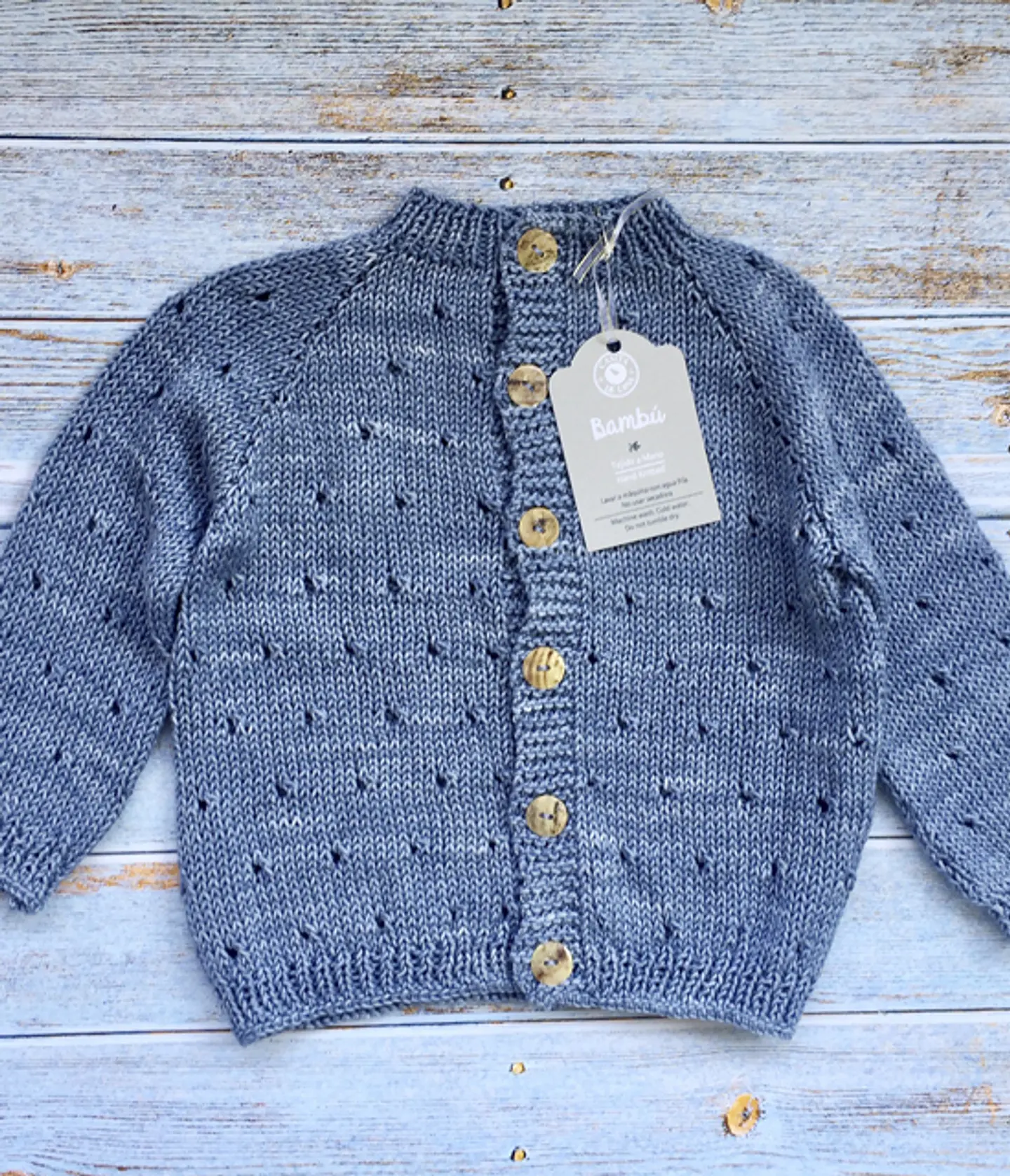 Chaleco Calado Azul (Bambú) 1