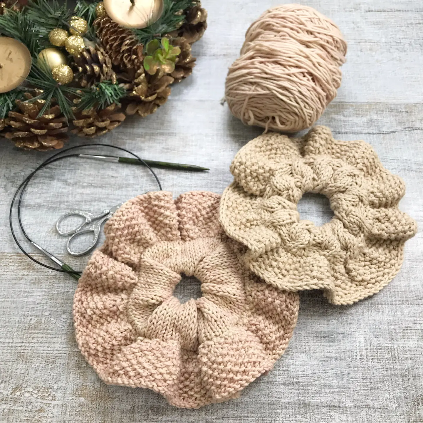 Kit de Tejido Scrunchies 1