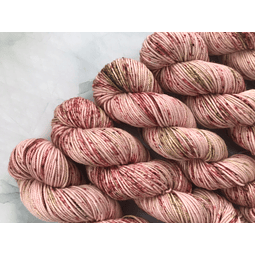 Lana Merino Superwash Pintada Manzana en rojo