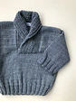 Sweater Cuello Vuelto Azul - Miniatura 3