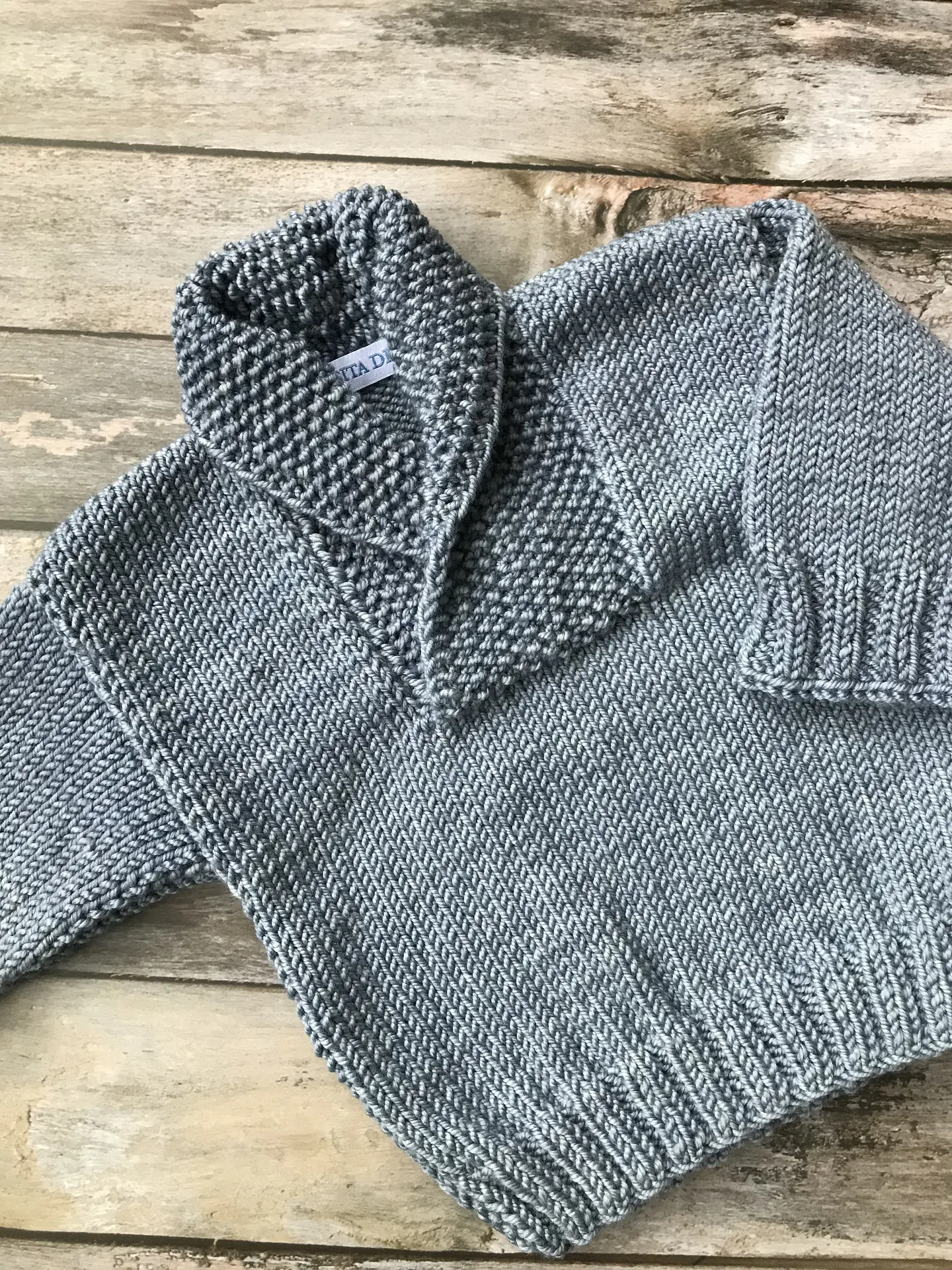 Sweater Cuello Vuelto Azul 2
