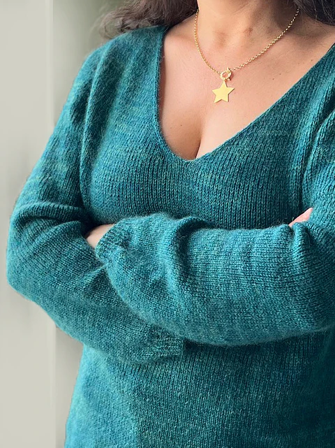 Patrón Sweater Nomeolvides