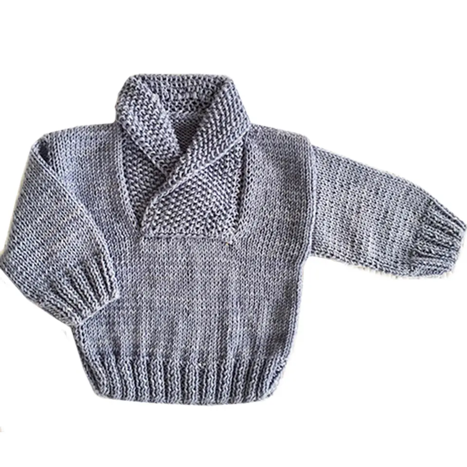Sweater Cuello Vuelto Azul 1