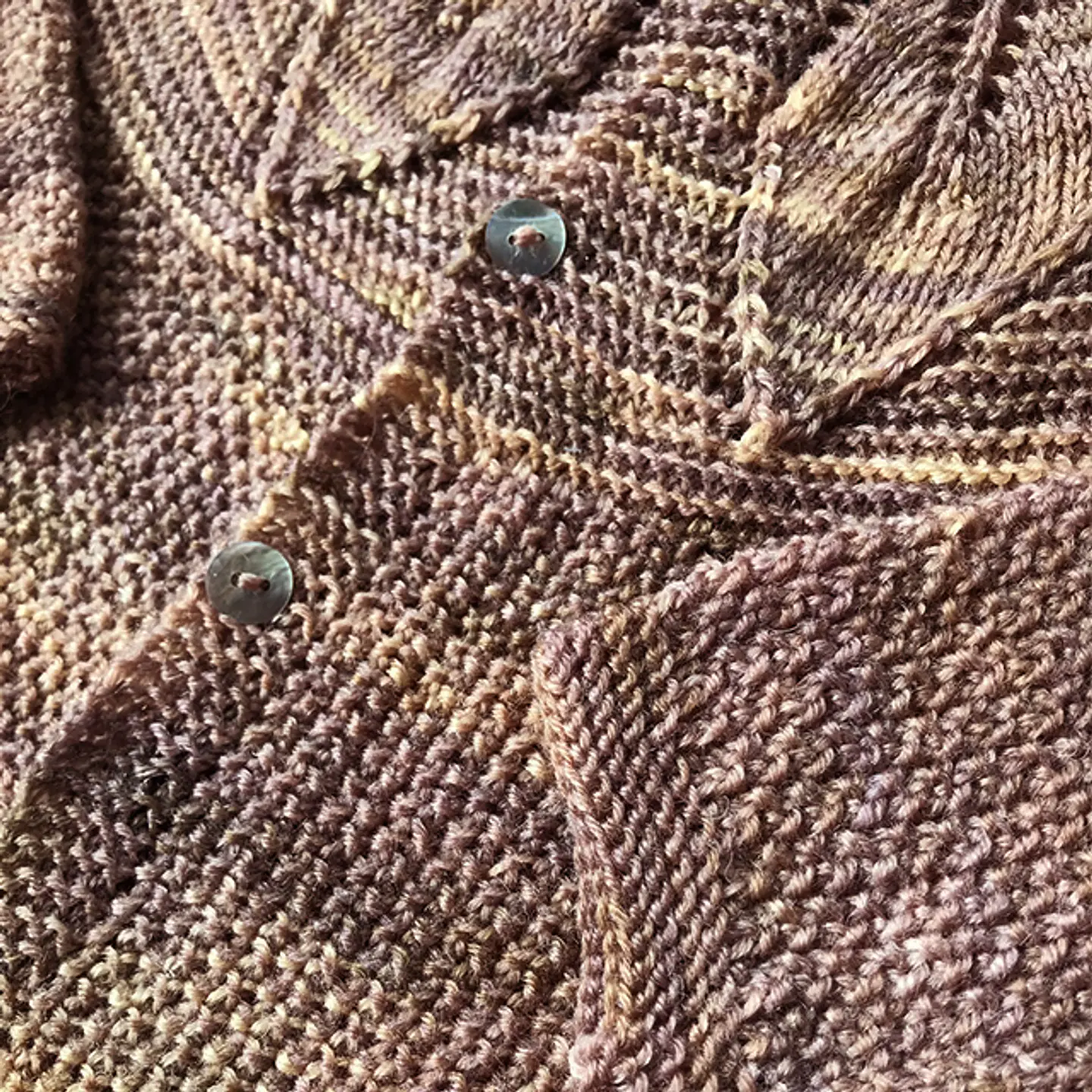 Chaleco Hojas Taupe 2