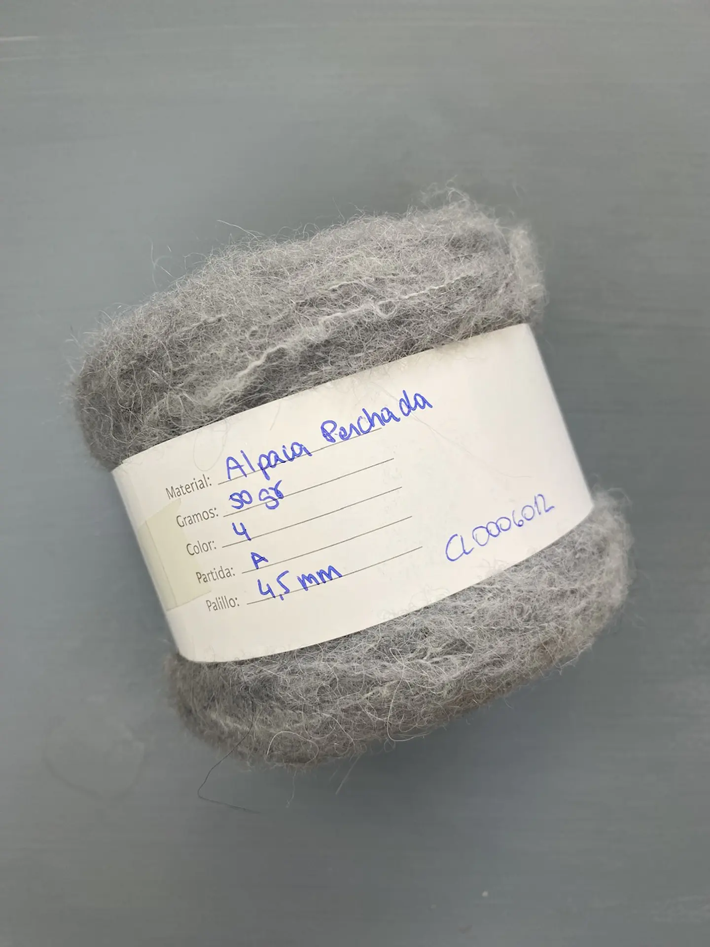 Alpaca Perchada gris 2